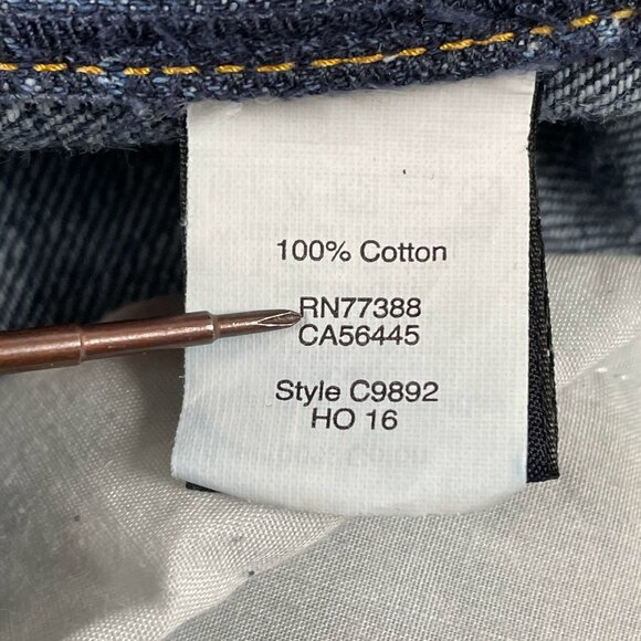 J.Crew Jeans Mens 32x28 the Sutton Dark Wash Straight Leg Denim - Picture 8 of 8